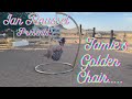 Ian roussel builds his wife jamie a golden chair made from recycled metal happy wife happy life