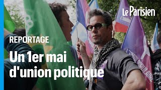 «C'est notre seul espoir»: l'union de la gauche pour les législatives au coeur du défilé du 1er mai