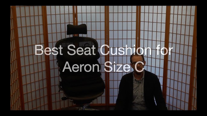 TravelMate Extra-Large Memory Foam Seat Cushion Review (on Aeron