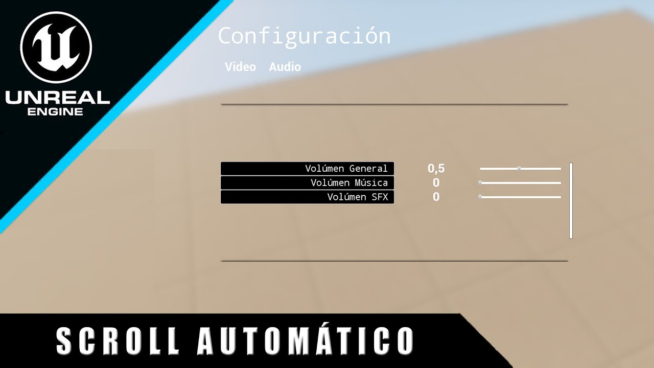 Cómo hacer SCROLL AUTOMÁTICO en Widget - Unreal Engine 5 - YouTube