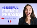 Useful phrases to unlock you French conversations