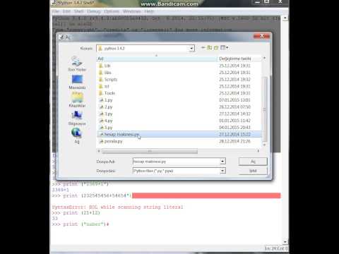 PYTHON DERSLERİ 1 (BASİT ANLATIM)