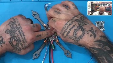 DT140v1 DIY+ Part 9 - Installing FC and VTX to Frame from Cyclone FPV