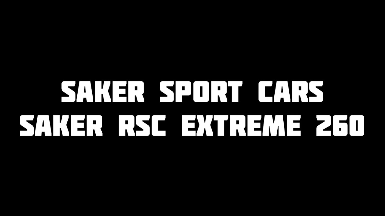 SAKER RSC EXTREME 260 【Engine Start】 - YouTube
