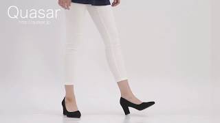 【クエーサー】チャンキーヒールパンプス【Quasar】