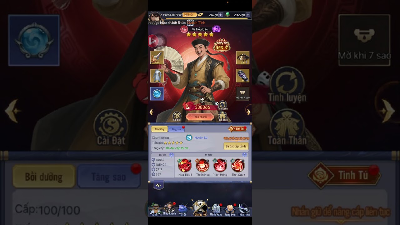 Võ Lâm Minh Chủ Vplay - Chơi hộ cô em nốt ngày Đầu lên Thạch Phá thiên Team Tiếu 