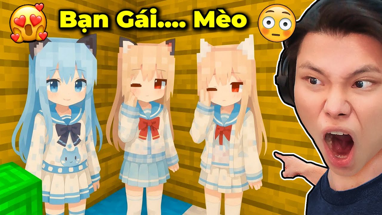 JAYGRAY TỎ TÌNH CRUSH BỊ TỪ CHỐI NHƯNG LẠI CÓ BẠN GÁI MÈO DỄ THƯƠNG💔REACTION PHIM TÌNH CẢM MINECRAFT