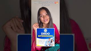DRDO internship | stipend upto 30k | apply fast 🚨🔥🔗 #internship #job #drdo #government