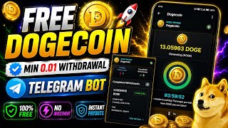🚀 New Crypto Earning Bot 🔥 Earn Free DOGE Coin 💰 | Real Withdrawal Proof ✅ | No Investment 🆓 screenshot 5