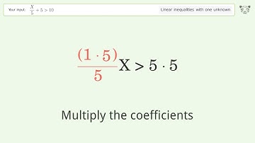 Solving Linear Inequalities: X/5+5 is Greater Than 10