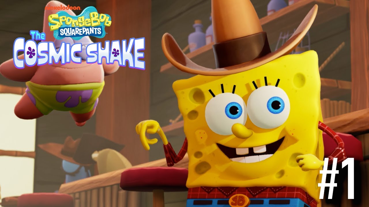 SpongeBob SquarePants: The Cosmic Shake P1. Wild West Jellyfish Fields ...