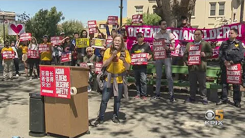 Demonstrators demand action to combat Asian hate crime in San Francisco