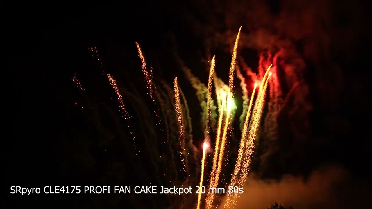 SRpyro CLE4175 PROFI FAN CAKE Jackpot 20 mm 80s