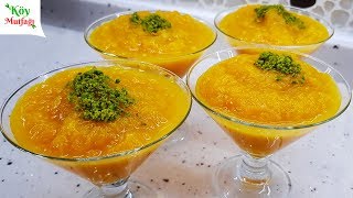 Dondurma Tadında Sütlü Karakabak Tatlısı Tarifi Eminenin Köy Mutfağı