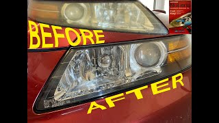 Acura TL Headlight Restoration