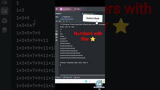 Pattern 37 #coding #learnwithrehan #java #python #patternprogram #numberpatterns #star