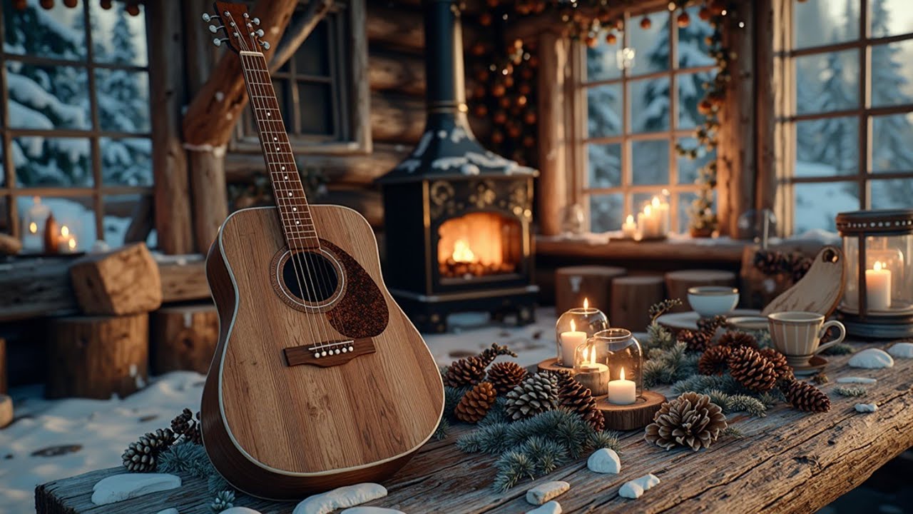 Красивые акустические мелодии для расслабляющей гармонии и зимней атмосферы