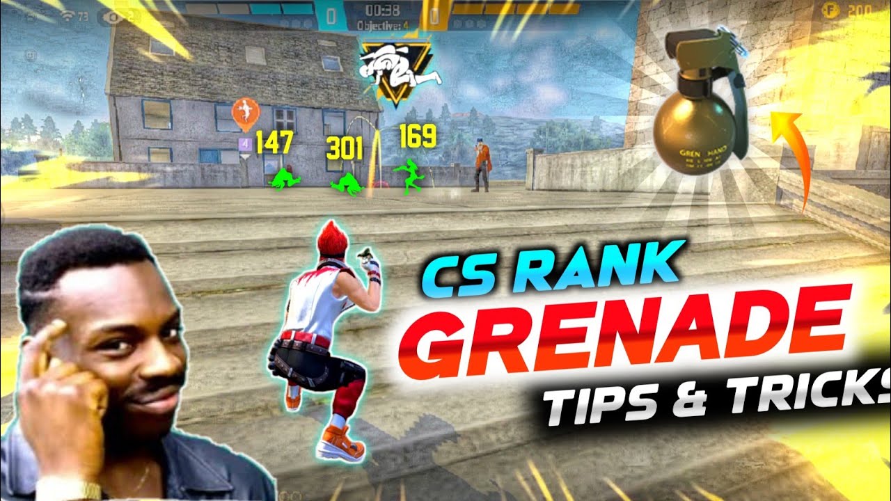 Cs rank tips and tricks || perfect use of grenade in cs rank || smart ...