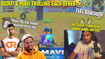 Scout & Mavi trolling each other in scrims🤣 ft. Rega & Viper Full backchodi