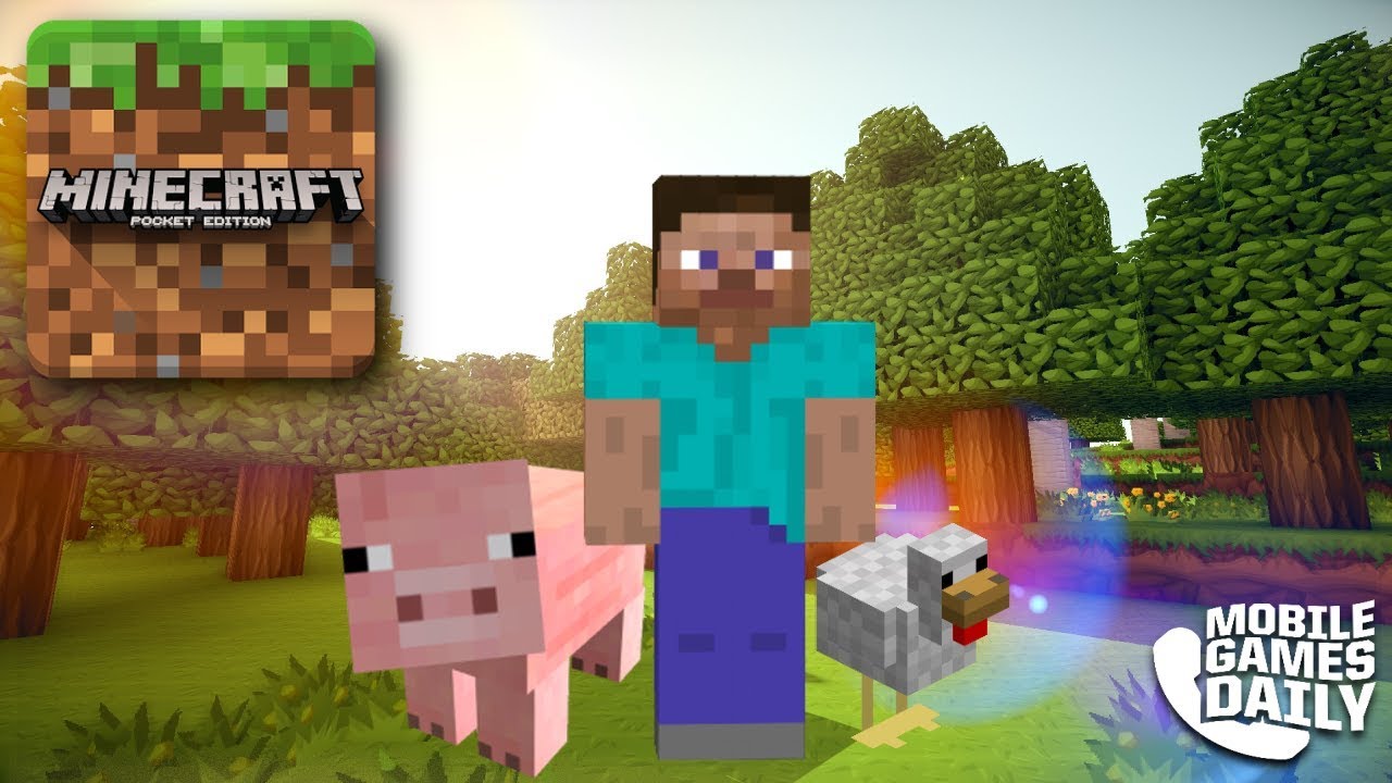 MINECRAFT: POCKET EDITION - Part 1 (iPhone Gameplay Video) 