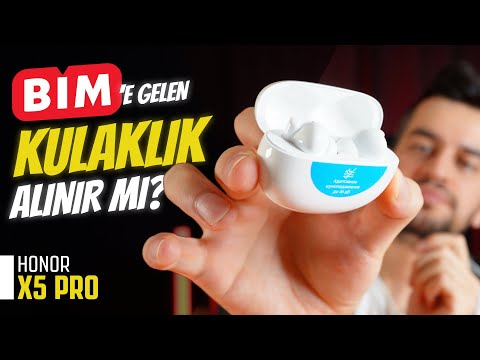 BİM 'e Gelen Honor X5 Pro Bluetooth Kulaklık Modelini Aldım! Kutu Açılışı & İnceleme