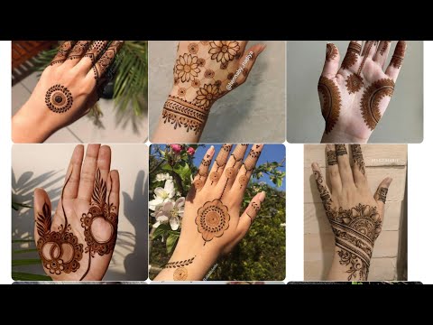 Unique henna designs latest// Beautiful henna designs for girls// Mehndi Degine 2024