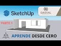 SketchUp desde Cero | Parte 1 - Curso para Principiantes paso a paso