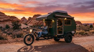 This Tiny Camper Bike is Better Than an RV! 🚐Mini Home on Wheels for Ultimate Freedom 