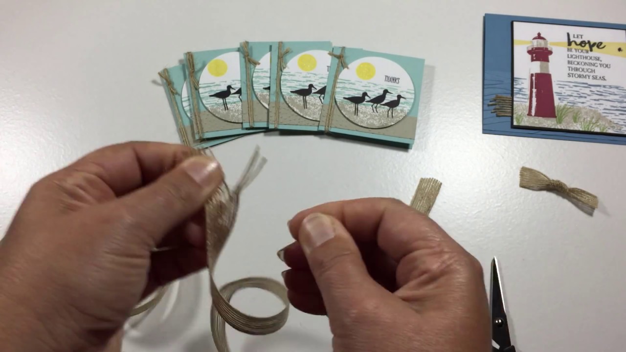 Too Cool Burlap Ribbon Tips