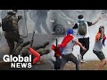 Chile protests: Police fire water cannon at protesters as riots continue in Santiago