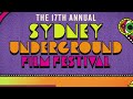 The 2023 sydney underground film festival animated trailer  17th edition