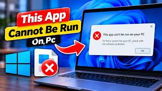 How To Fix This App Cannot Be Run On Your PC screenshot 4