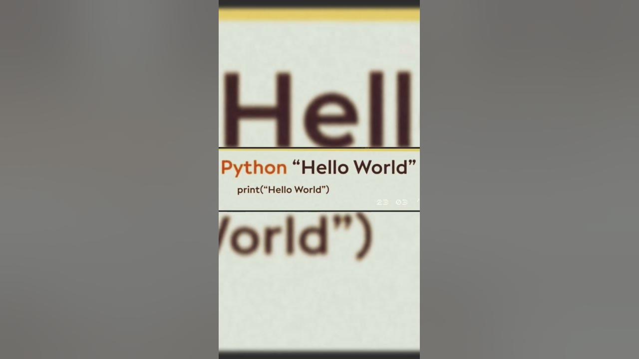 #how to write "Hello World" in c++, java and python #coding #trends ...