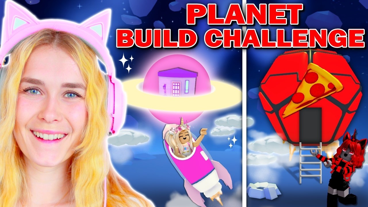 *NEW* Planet In Adopt Me Build Challenge Sanna VS Moody! (Roblox)