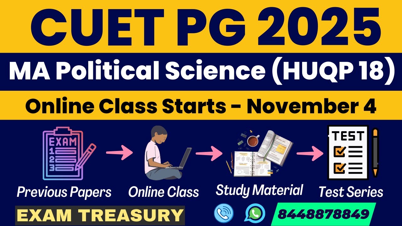 CUET PG 2025 | MA Political Science | MA International Relation ...