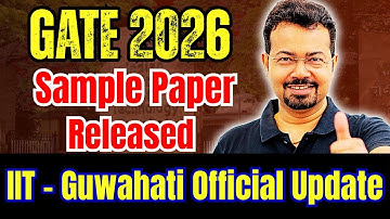 GATE 2026 Mock Test Released by IIT Guwahati 🚀 | Official Sample Paper & Key Changes Explained