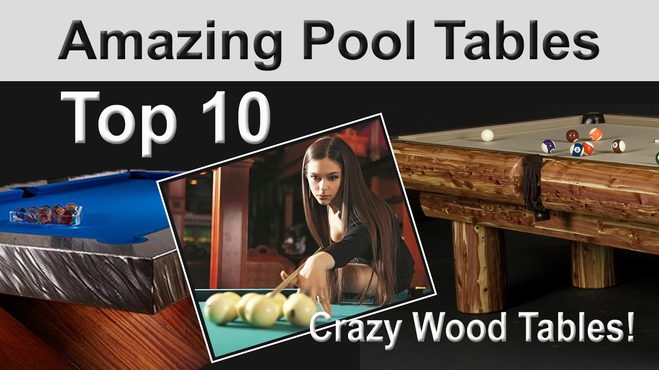 Amazing wood pool table designs - Top 10 Wood Pool Tables - YouTube