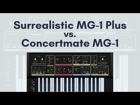 Cherry Audio Surrealistic MG-1 Plus vs. Radio Shack Concertmate MG-1