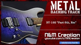 Melodious Hard Rock / Heavy Metal Guitar Backing Track Jam in Em | BT-192 chords