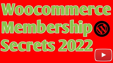 Woocommerce Membership Secrets 2022||how to use woocommerce 2022||woocommerce tutorial 2022