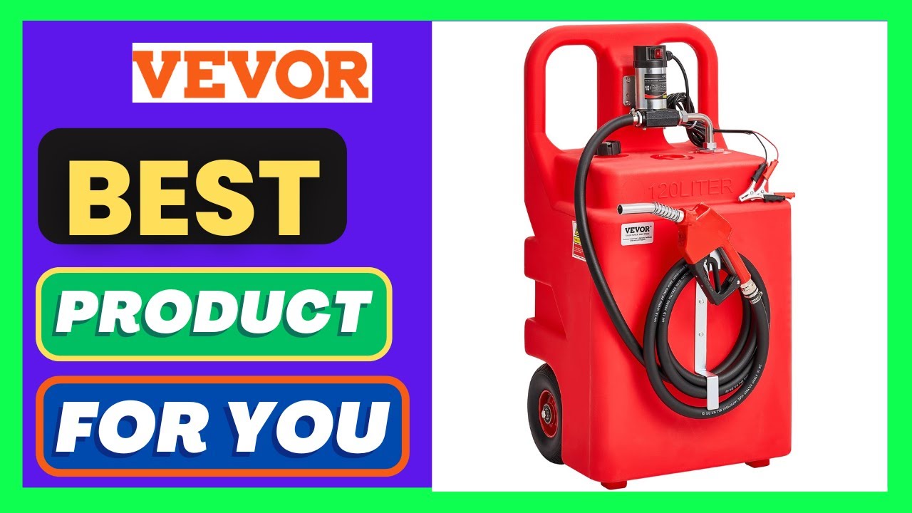 VEVOR Diesel Transfer Tank, 32 Gallon, Portable