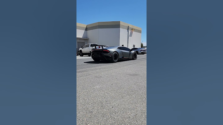 2500hp Twin Turbo Lamborghini Huracan Performante testing out launch setting