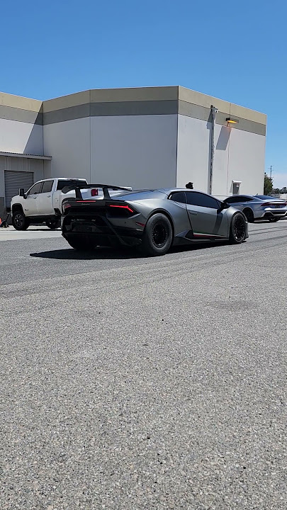 2500hp Twin Turbo Lamborghini Huracan Performante testing out launch setting