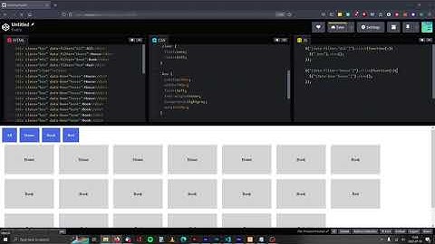 DIY Filter items on button click with jQuery. In less than 7 minutes. HTML, CSS and jQuery