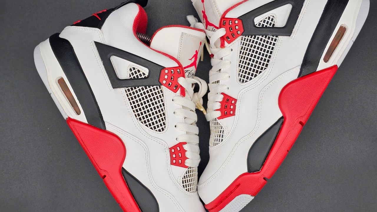 *NEW* jordan 4 restoration and back tab replacement **12 year old shoes**.
