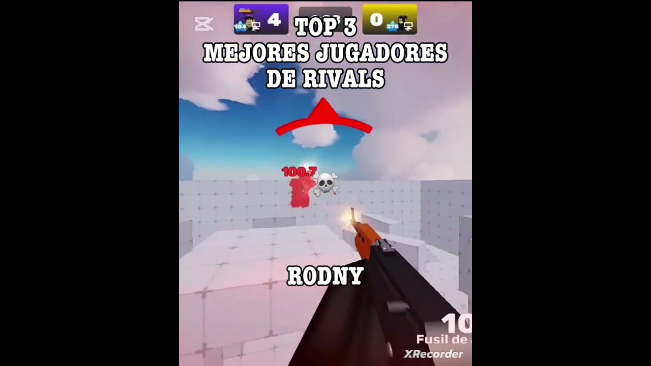 Top 3 Mejores Jugadores De Rivals Rodny💛 Soloryee💜Netoblox❤