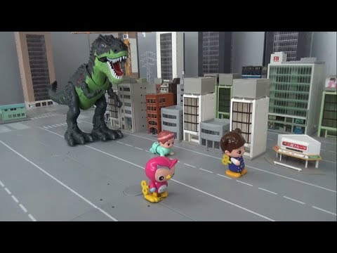 콩순이 아기인형 친구들 공룡 피하기 장난감 놀이 Kongsuni Baby <strong>Doll</strong> Friends <strong>Avoid</strong> dinosaurs toys play