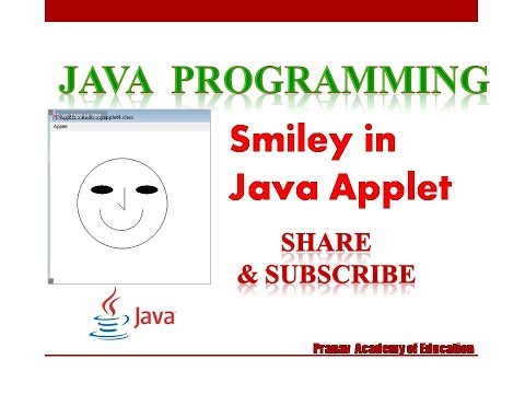Smiley in Java Applet