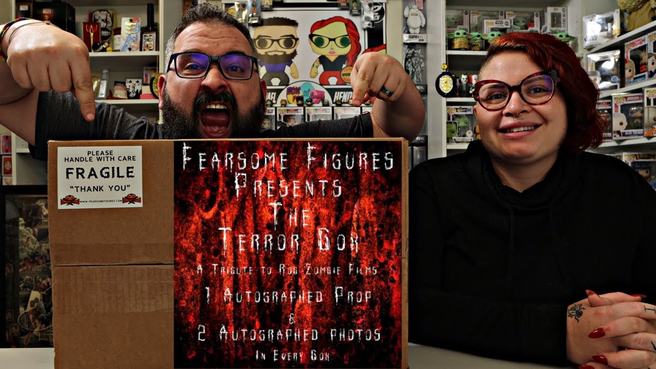 Fearsome Figures Tribute to Rob Zombie Autograph Mystery Terror Box