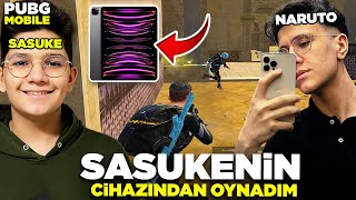 Sasukeni̇n Ci̇hazindan Oynadim - Pubg Mobi̇le